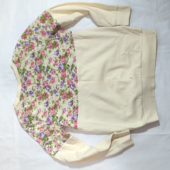 & Other Stories Cotton Floral Sweatshirt - Picture 5 of 5